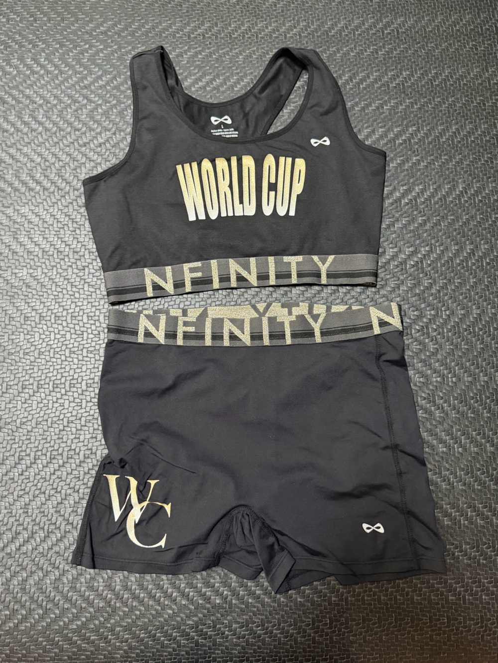 Black 'World Cup' Graphic nfinity set